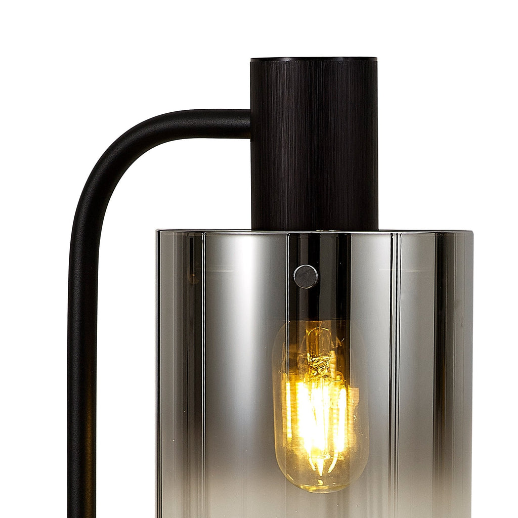 NL91599 Tokyo 1 Light Table Lamp Black Polished Chrome