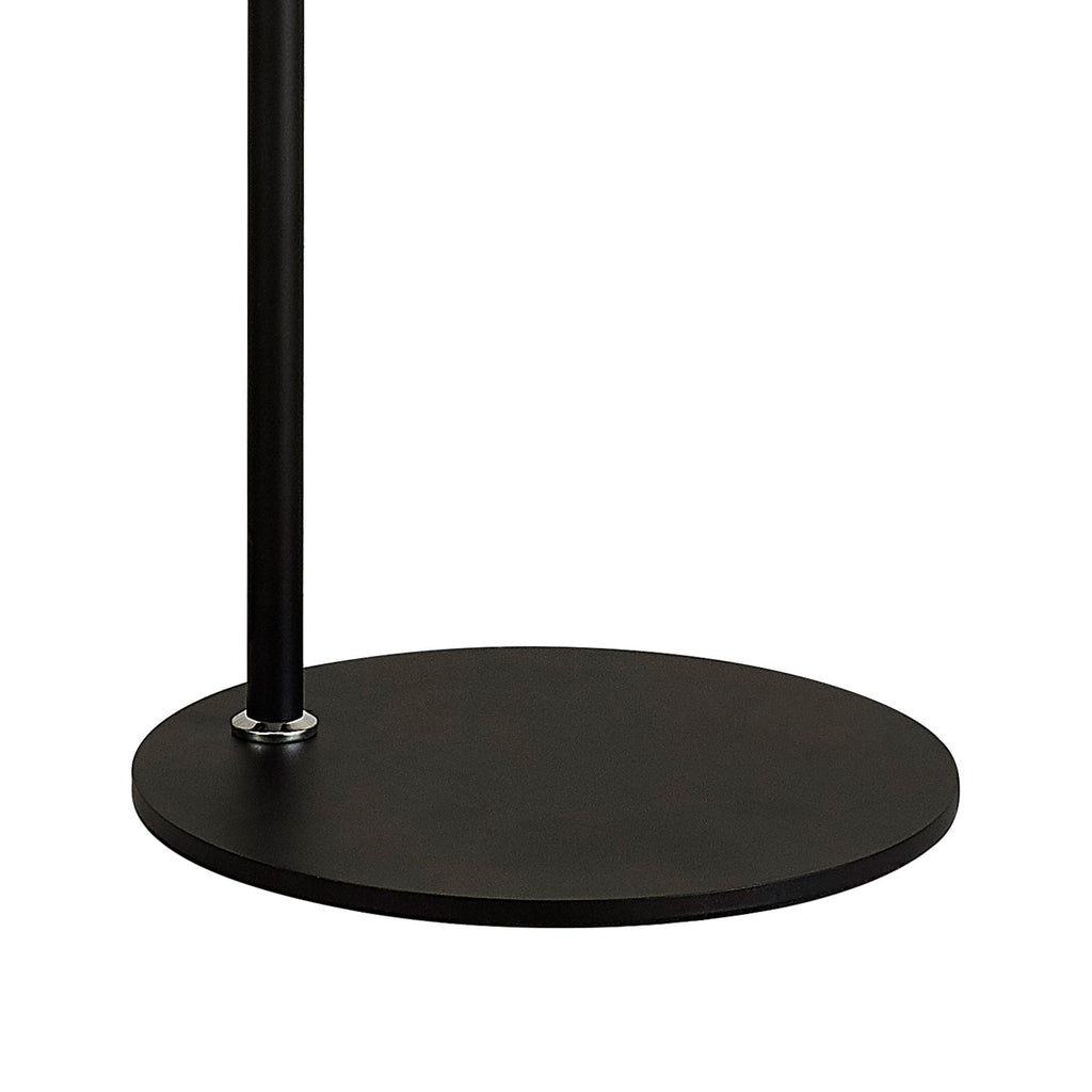 NL91609 Tokyo 1 Light Floor Lamp Black Polished Chrome
