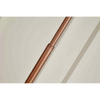 NL91629 Tokyo 1 Light Floor Lamp Mocha Polished Chrome