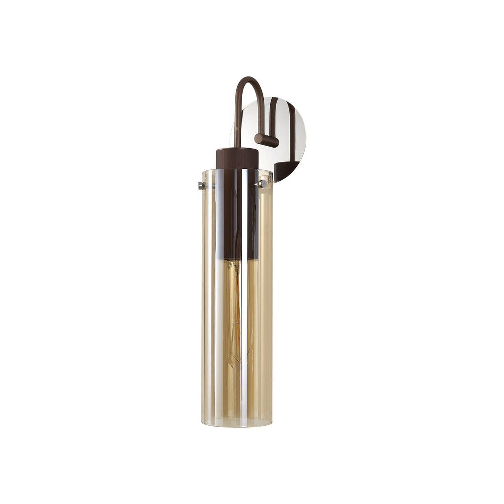 NL91639 Tokyo Slim 1 Light Wall Light Mocha Polished Chrome