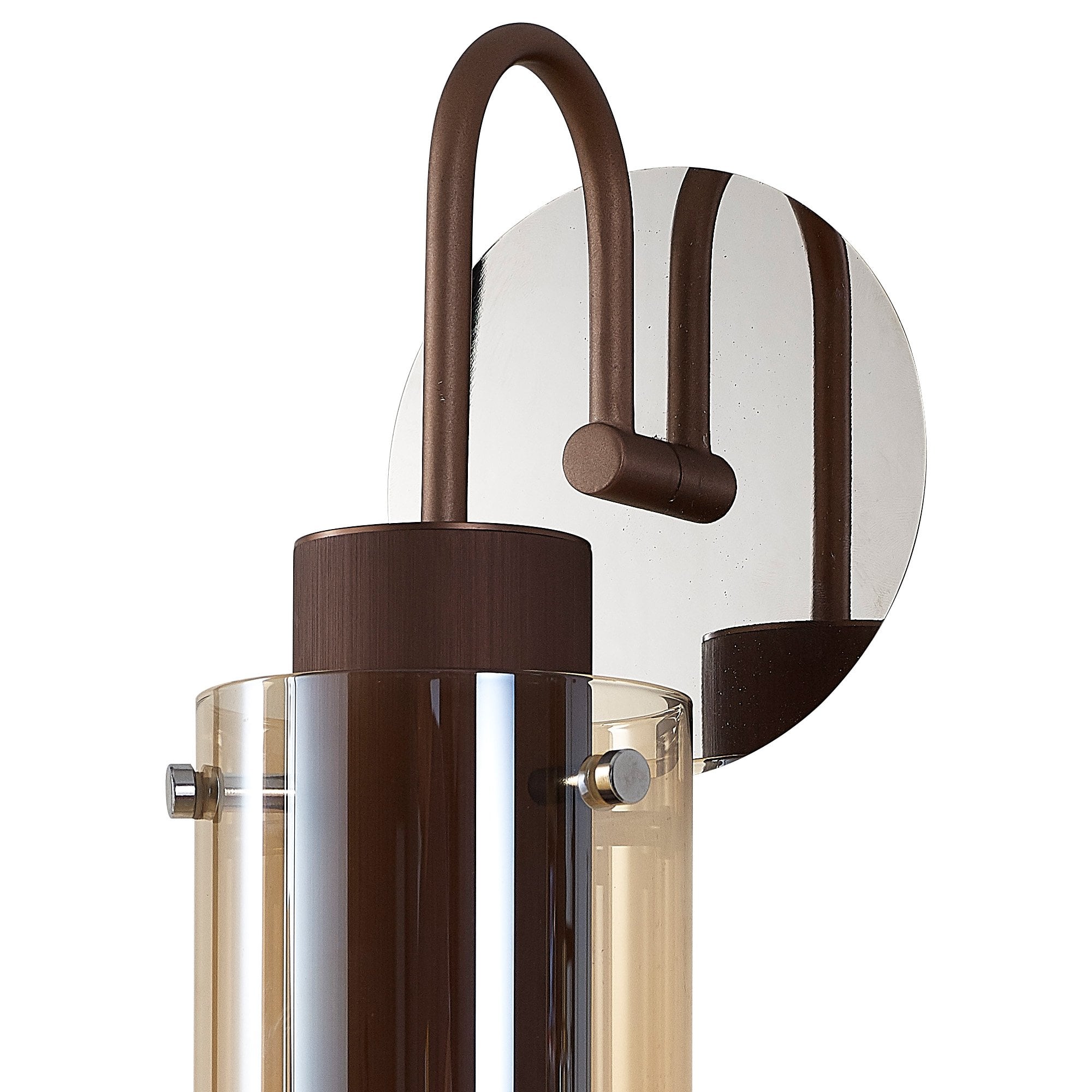 NL91639 Tokyo Slim 1 Light Wall Light Mocha Polished Chrome