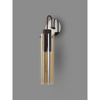 NL91639 Tokyo Slim 1 Light Wall Light Mocha Polished Chrome