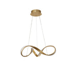 NL7076/DIM9 Brandon 1 LED Small Pendant Sand Gold Opal