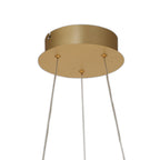 NL7076/DIM9 Brandon 1 LED Small Pendant Sand Gold Opal