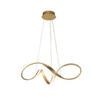 NL7077/DIM9 Brandon 1 LED Medium Pendant Sand Gold Opal
