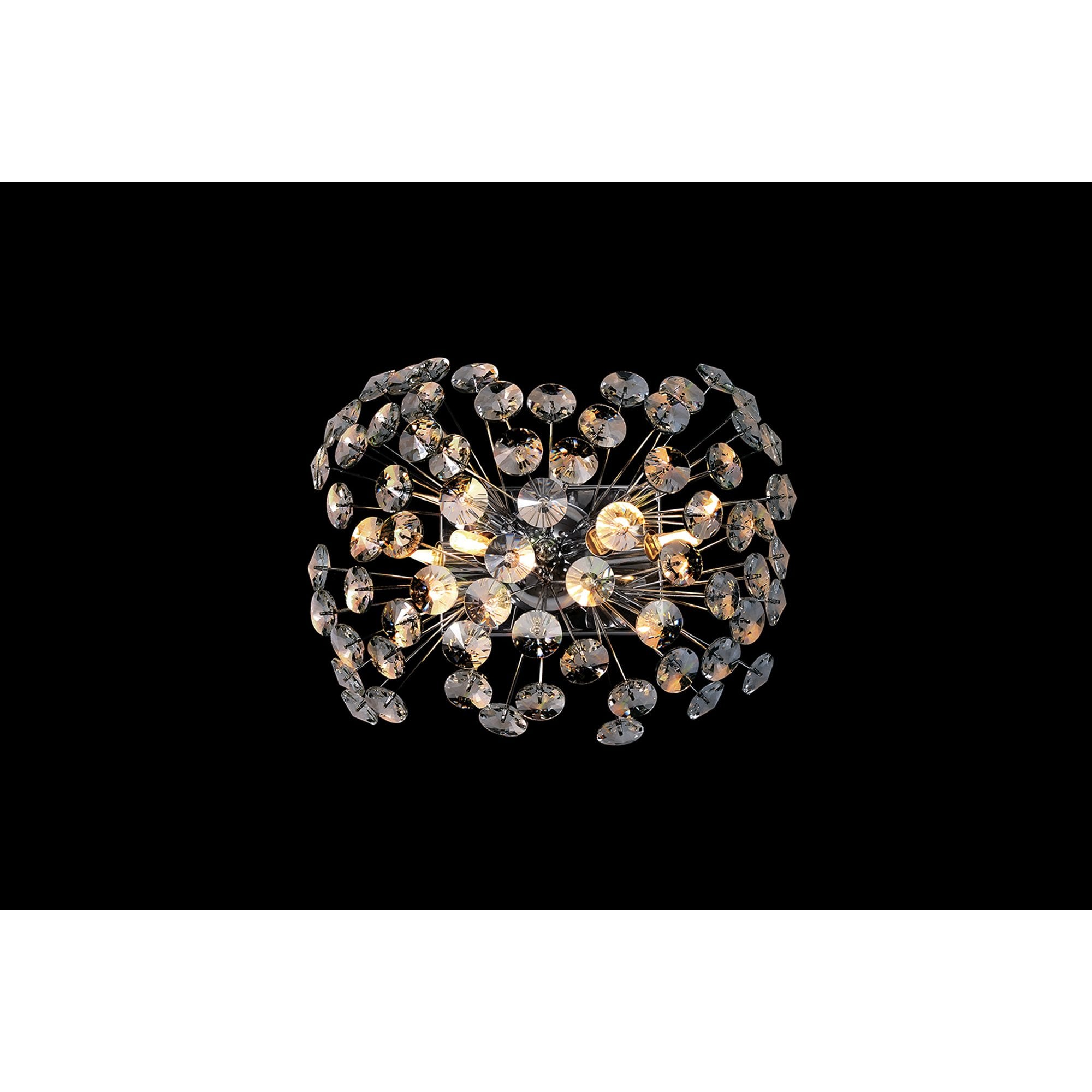 NL82019 Paris 4 Light Wall Light Polished Chrome Crystal
