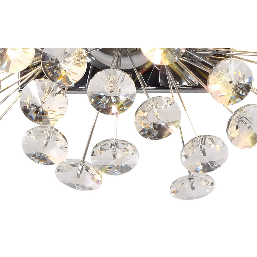 NL82019 Paris 4 Light Wall Light Polished Chrome Crystal