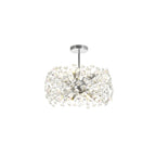 NL82029 Paris 8 Light Ceiling Light Polished Chrome Crystal
