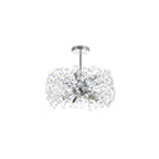 NL82029 Paris 8 Light Ceiling Light Polished Chrome Crystal