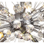 NL82029 Paris 8 Light Ceiling Light Polished Chrome Crystal