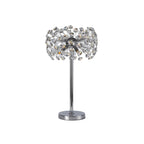 NL82049 Paris 6 Light Table Lamp Polished Chrome Crystal