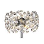 NL82049 Paris 6 Light Table Lamp Polished Chrome Crystal