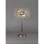 NL82049 Paris 6 Light Table Lamp Polished Chrome Crystal