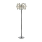 NL82059 Paris 8 Light Floor Lamp Polished Chrome Crystal