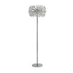 NL82059 Paris 8 Light Floor Lamp Polished Chrome Crystal