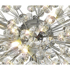 NL82059 Paris 8 Light Floor Lamp Polished Chrome Crystal