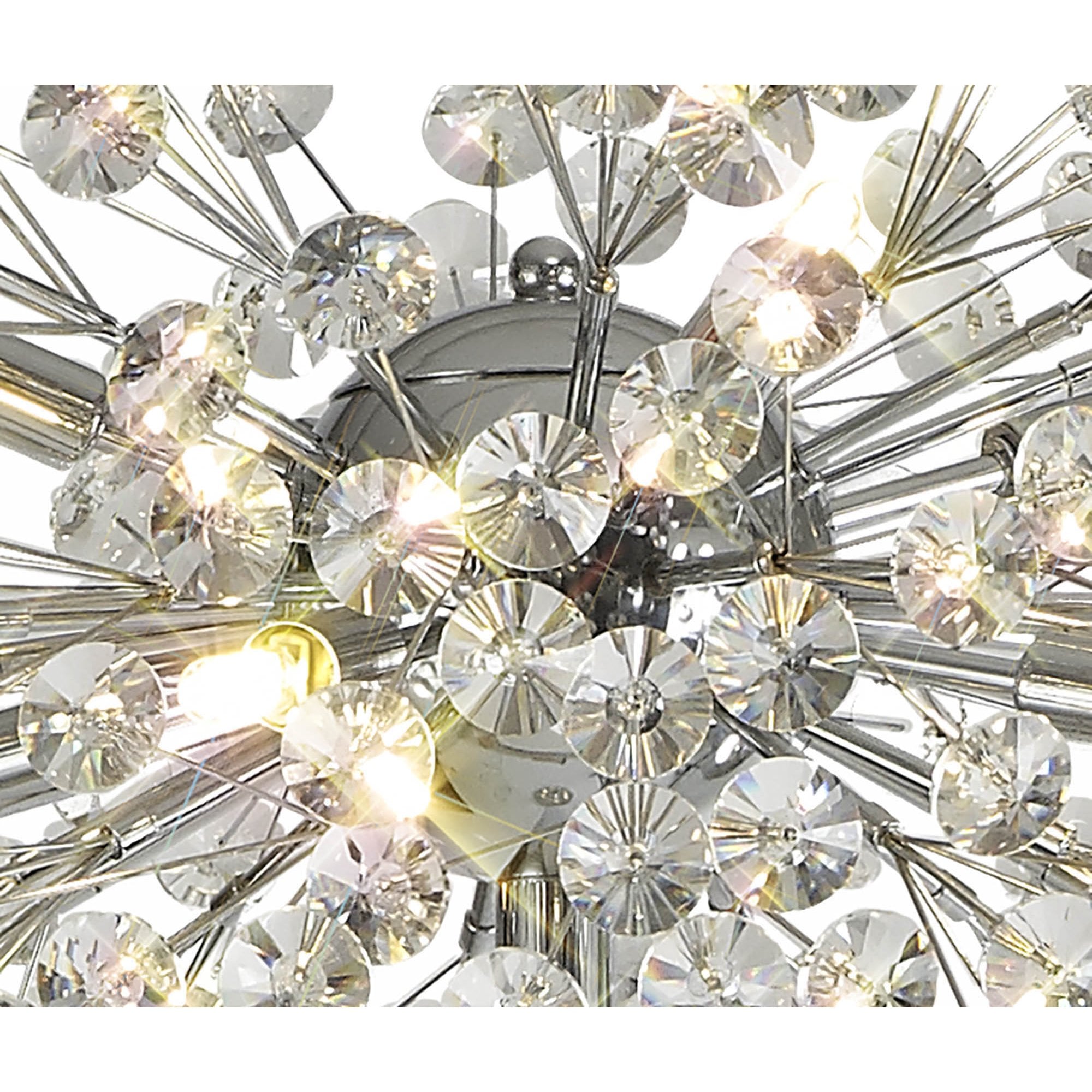NL82059 Paris 8 Light Floor Lamp Polished Chrome Crystal