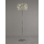 NL82059 Paris 8 Light Floor Lamp Polished Chrome Crystal