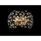 NL82069 Paris 4 Light Wall Light French Gold Crystal