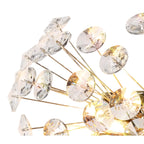 NL82069 Paris 4 Light Wall Light French Gold Crystal
