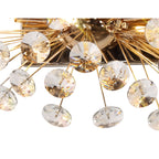 NL82069 Paris 4 Light Wall Light French Gold Crystal