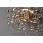 NL82069 Paris 4 Light Wall Light French Gold Crystal