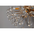 NL82069 Paris 4 Light Wall Light French Gold Crystal