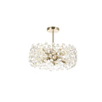 NL82079 Paris 8 Light Ceiling Light French Gold Crystal