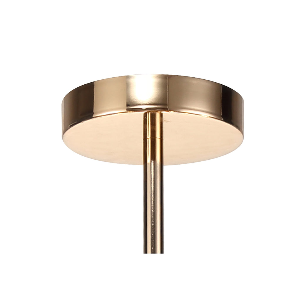 NL82079 Paris 8 Light Ceiling Light French Gold Crystal