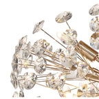 NL82079 Paris 8 Light Ceiling Light French Gold Crystal