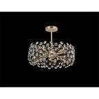 NL82079 Paris 8 Light Ceiling Light French Gold Crystal