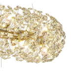NL82089 Paris  74 Light 3 Tier Pendant French Gold Crystal
