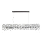 NL82939 Paris 14 Light Oblong Linear Pendant Polished Chrome Crystal