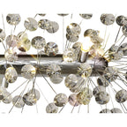 NL82939 Paris 14 Light Oblong Linear Pendant Polished Chrome Crystal