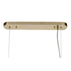 NL82949 Paris 10 Light Oblong Linear Pendant French Gold Crystal