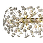 NL82959 Paris 14 Light Oblong Linear Pendant French Gold Crystal
