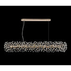 NL82959 Paris 14 Light Oblong Linear Pendant French Gold Crystal
