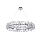 NL83849 Paris 36 Light Pendant Polished Chrome Crystal