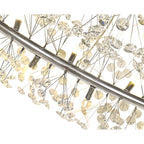 NL83849 Paris 36 Light Pendant Polished Chrome Crystal
