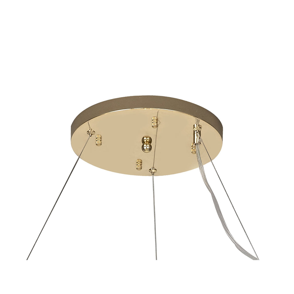 NL83859 Paris 36 Light Pendant French Gold Crystal