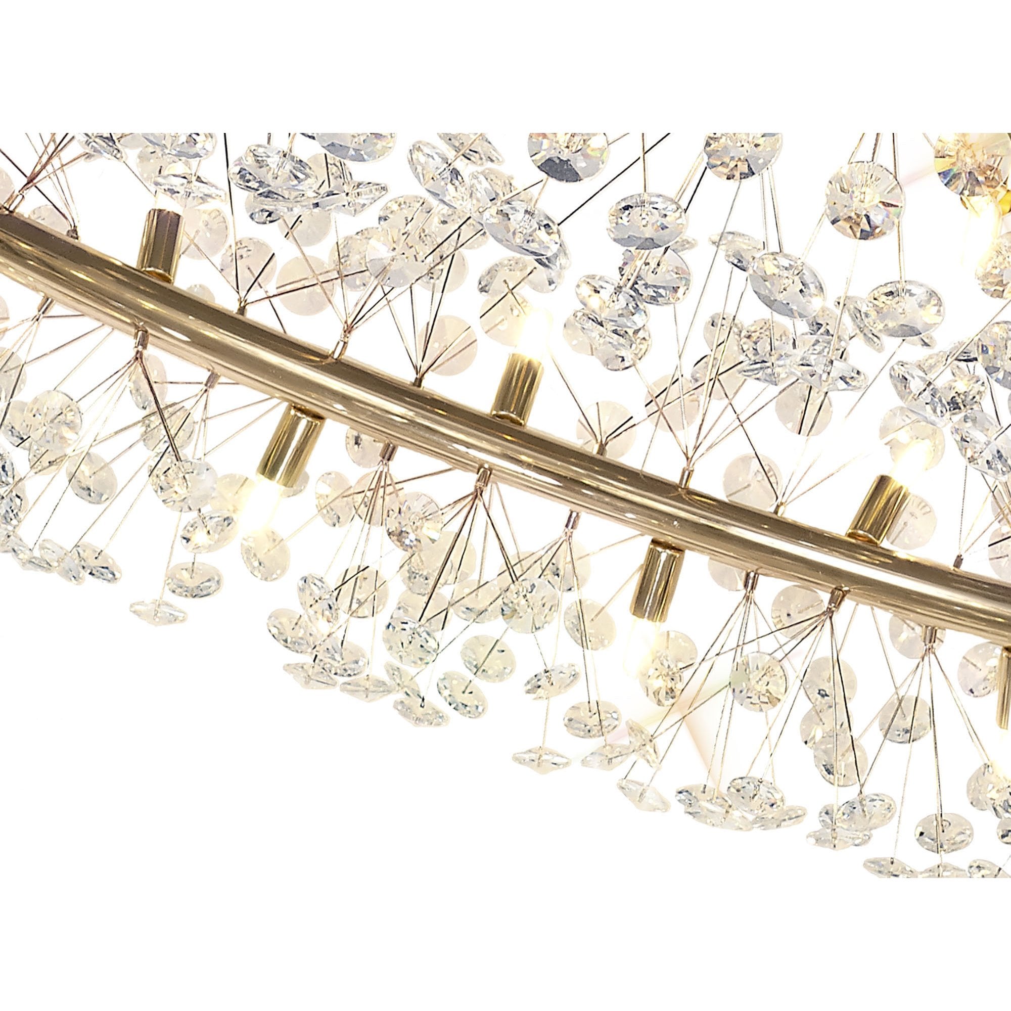NL83859 Paris 36 Light Pendant French Gold Crystal