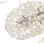 NL84239 Paris 58 Light 3 Tier Pendant Polished Chrome Crystal