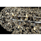 NL84239 Paris 58 Light 3 Tier Pendant Polished Chrome Crystal