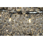 NL84239 Paris 58 Light 3 Tier Pendant Polished Chrome Crystal