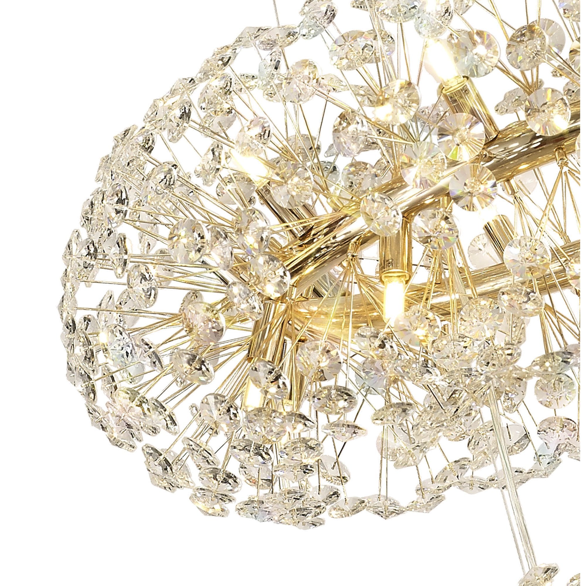 NL84249 Paris 58 Light 3 Tier Pendant French Gold Crystal