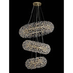 NL84249 Paris 58 Light 3 Tier Pendant French Gold Crystal