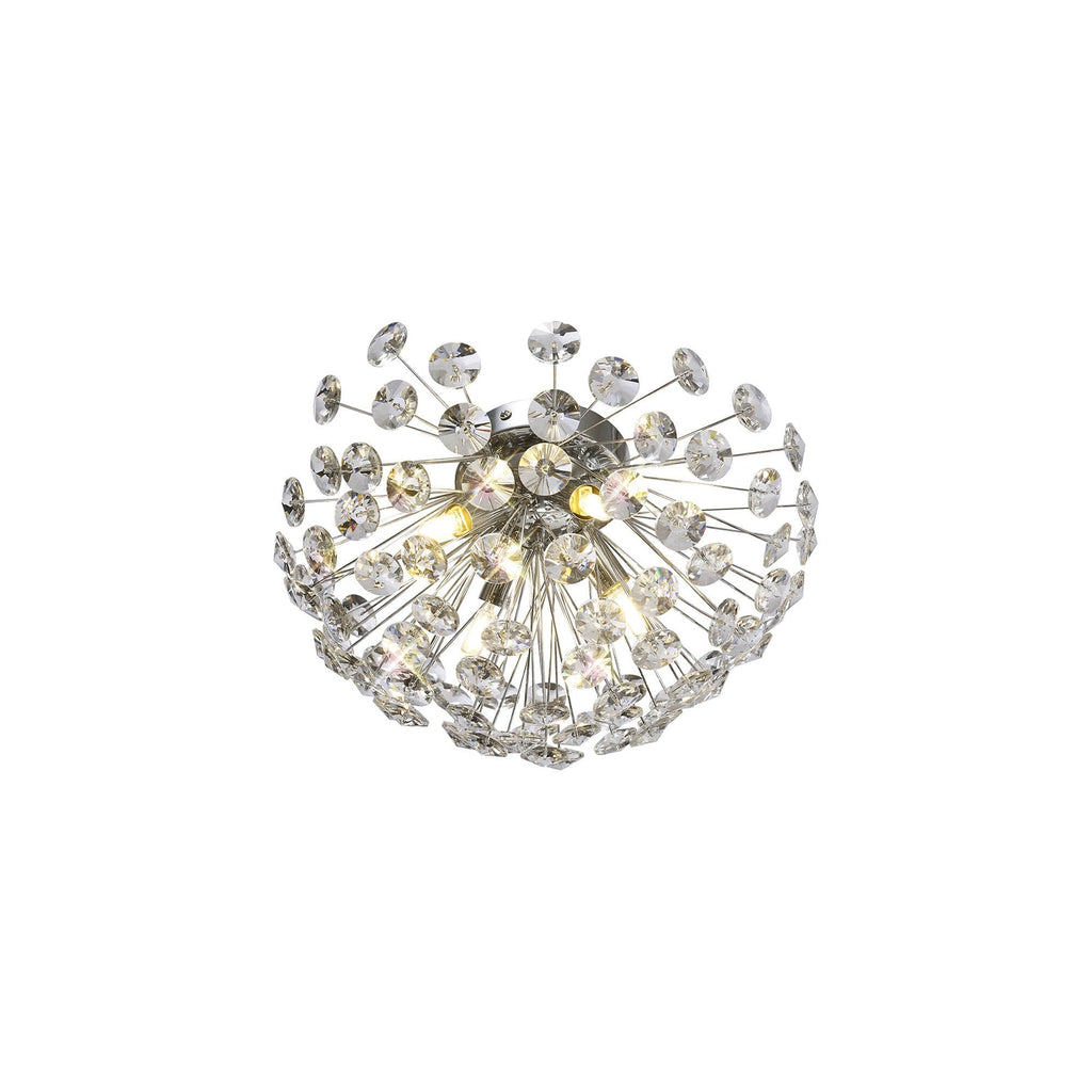 NL86929 Paris 4 Light Ceiling Light Polished Chrome Crystal