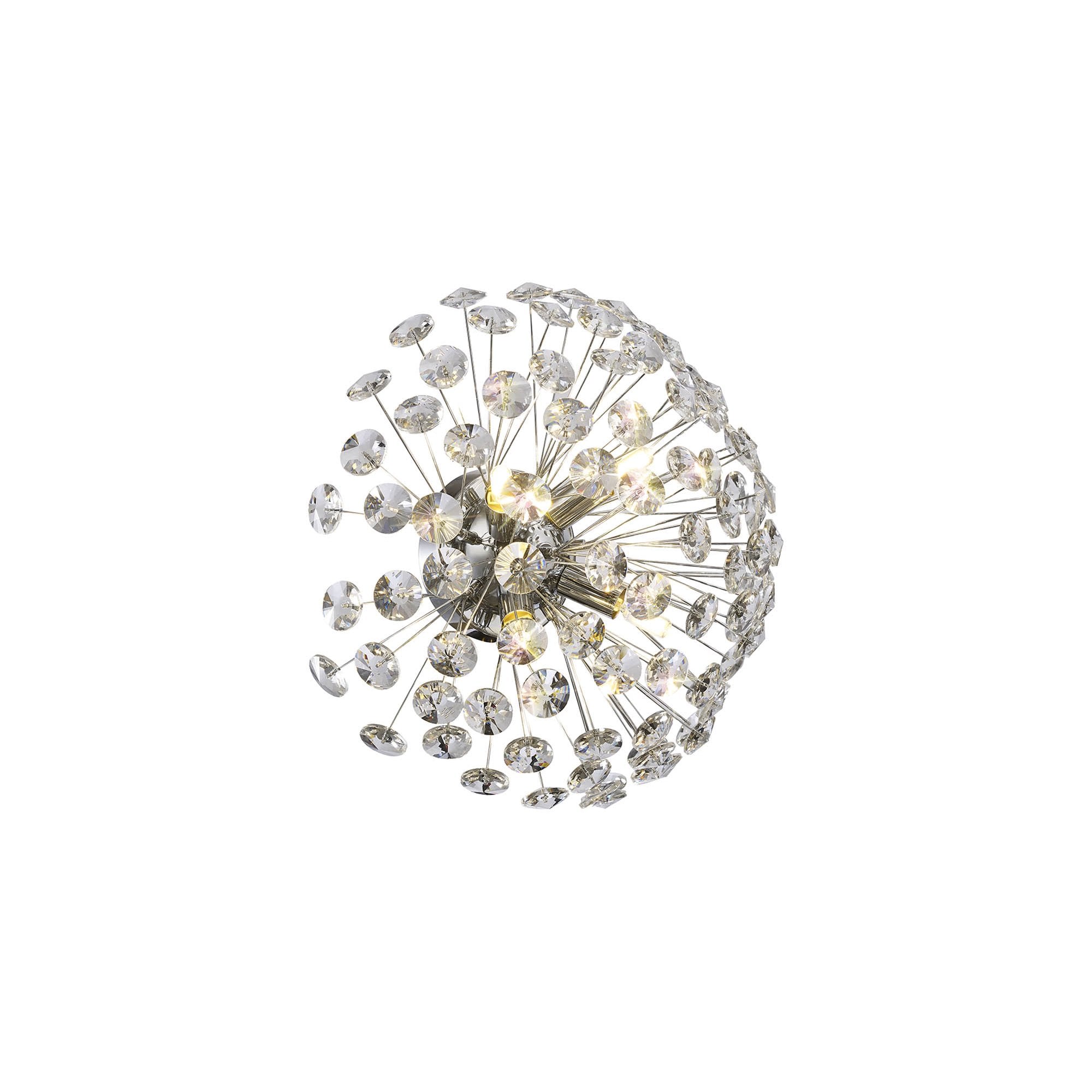 NL86929 Paris 4 Light Ceiling Light Polished Chrome Crystal