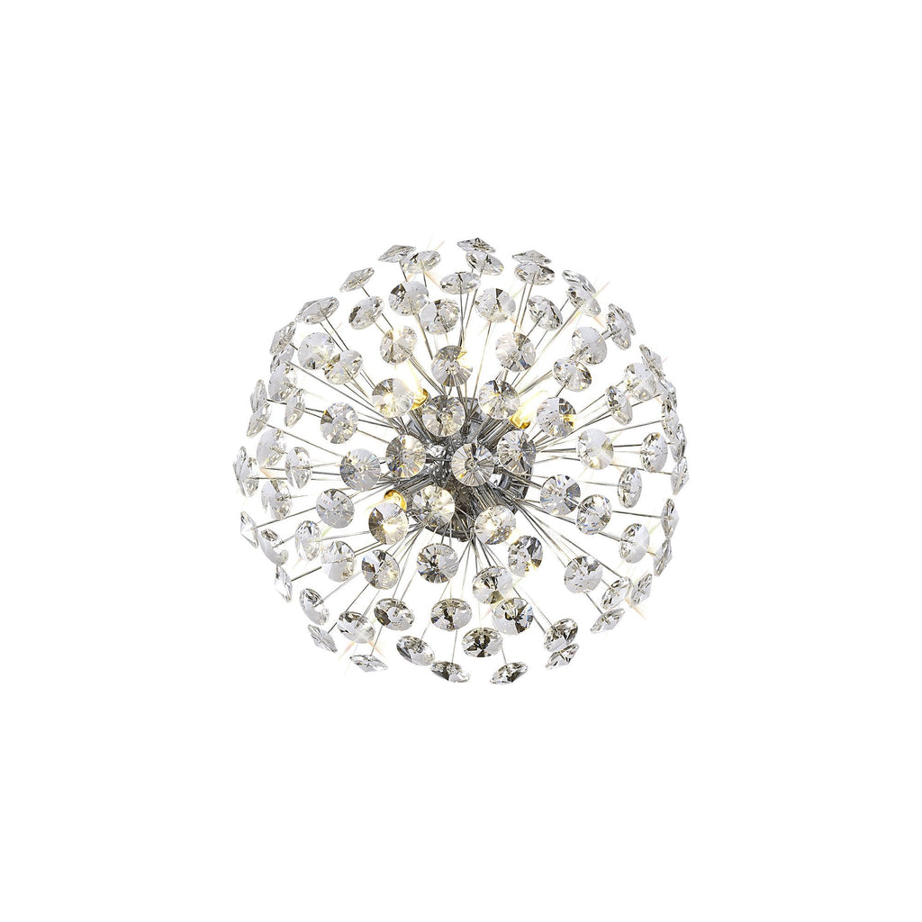 NL86929 Paris 4 Light Ceiling Light Polished Chrome Crystal