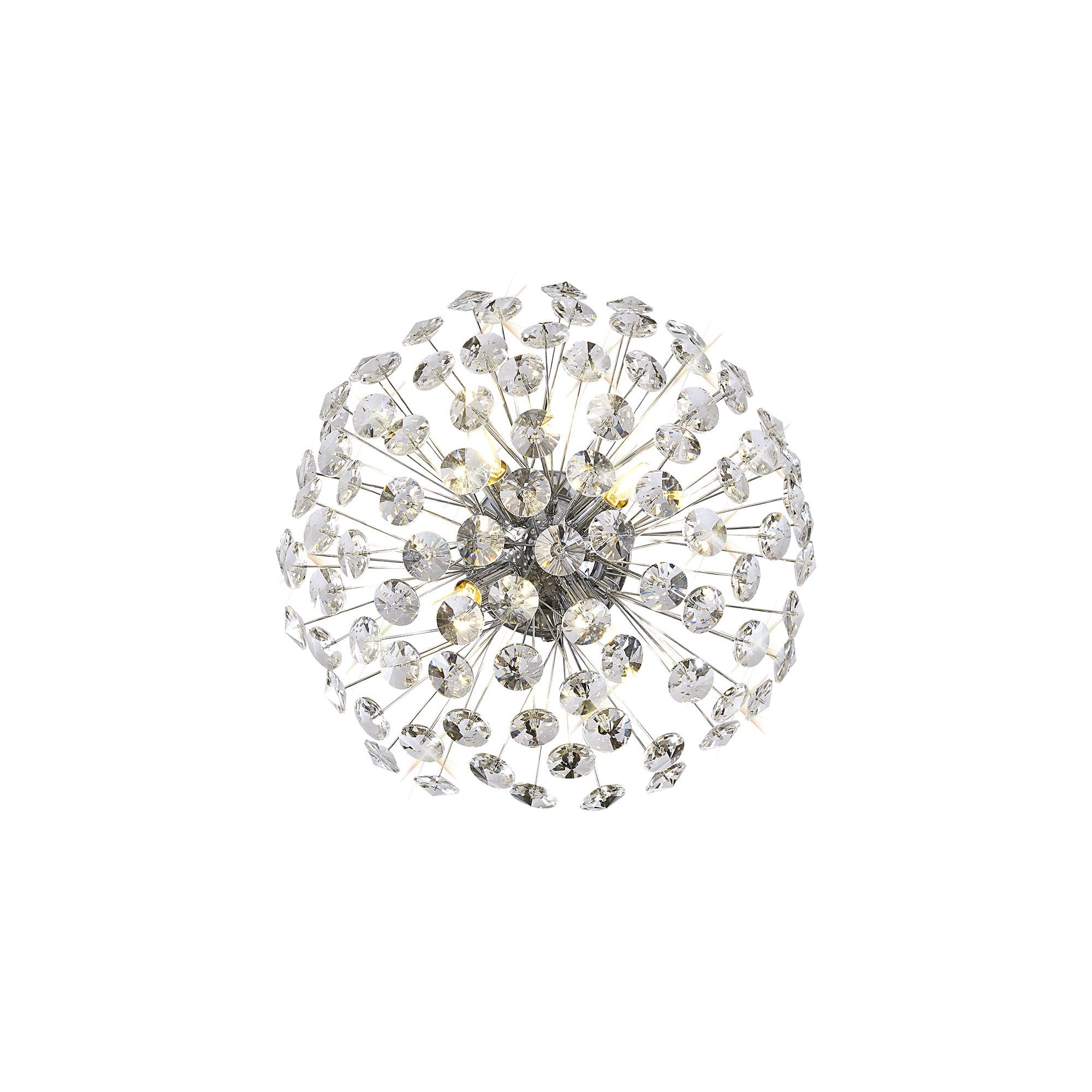 NL86929 Paris 4 Light Ceiling Light Polished Chrome Crystal